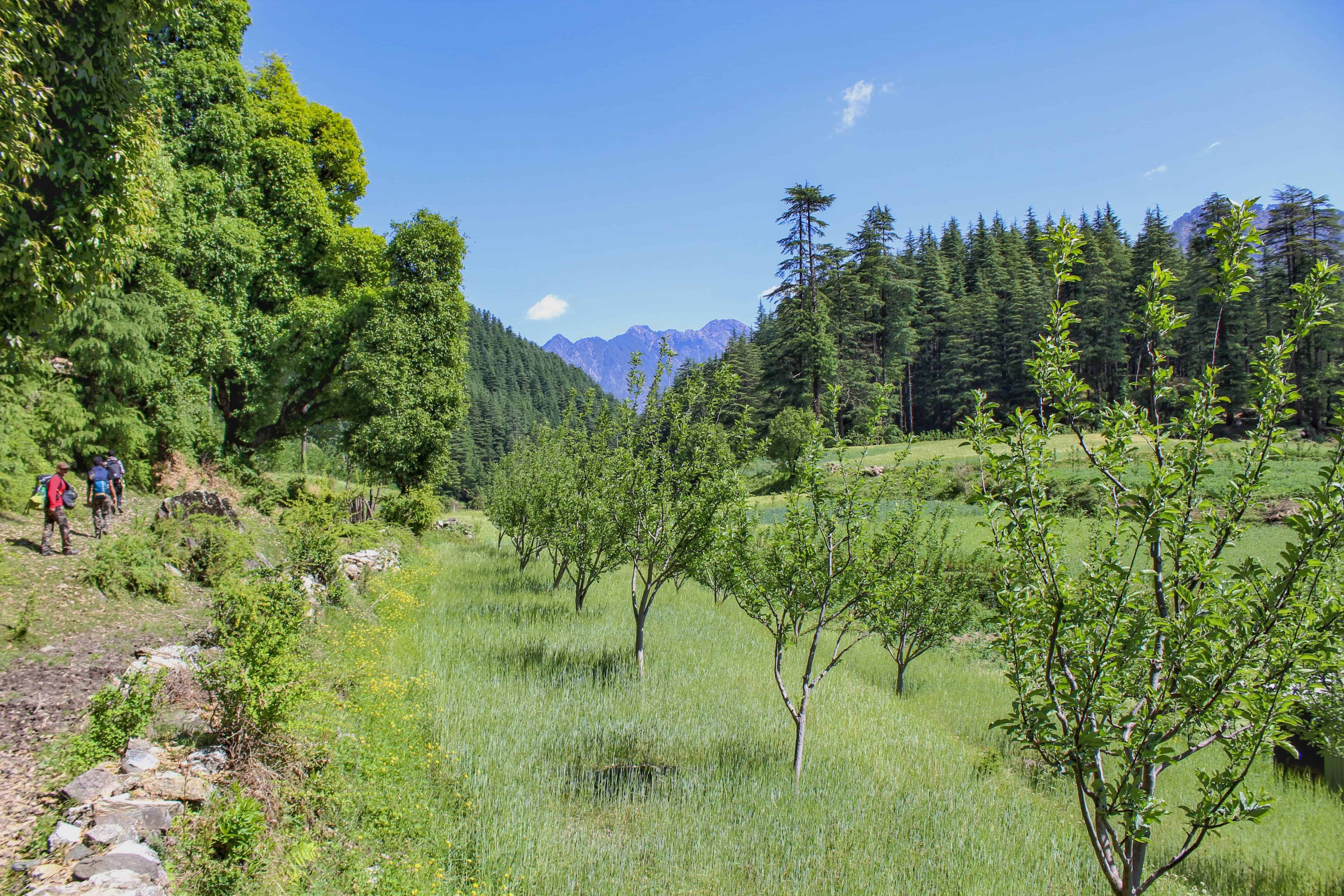 On the way to Pundrik Lake