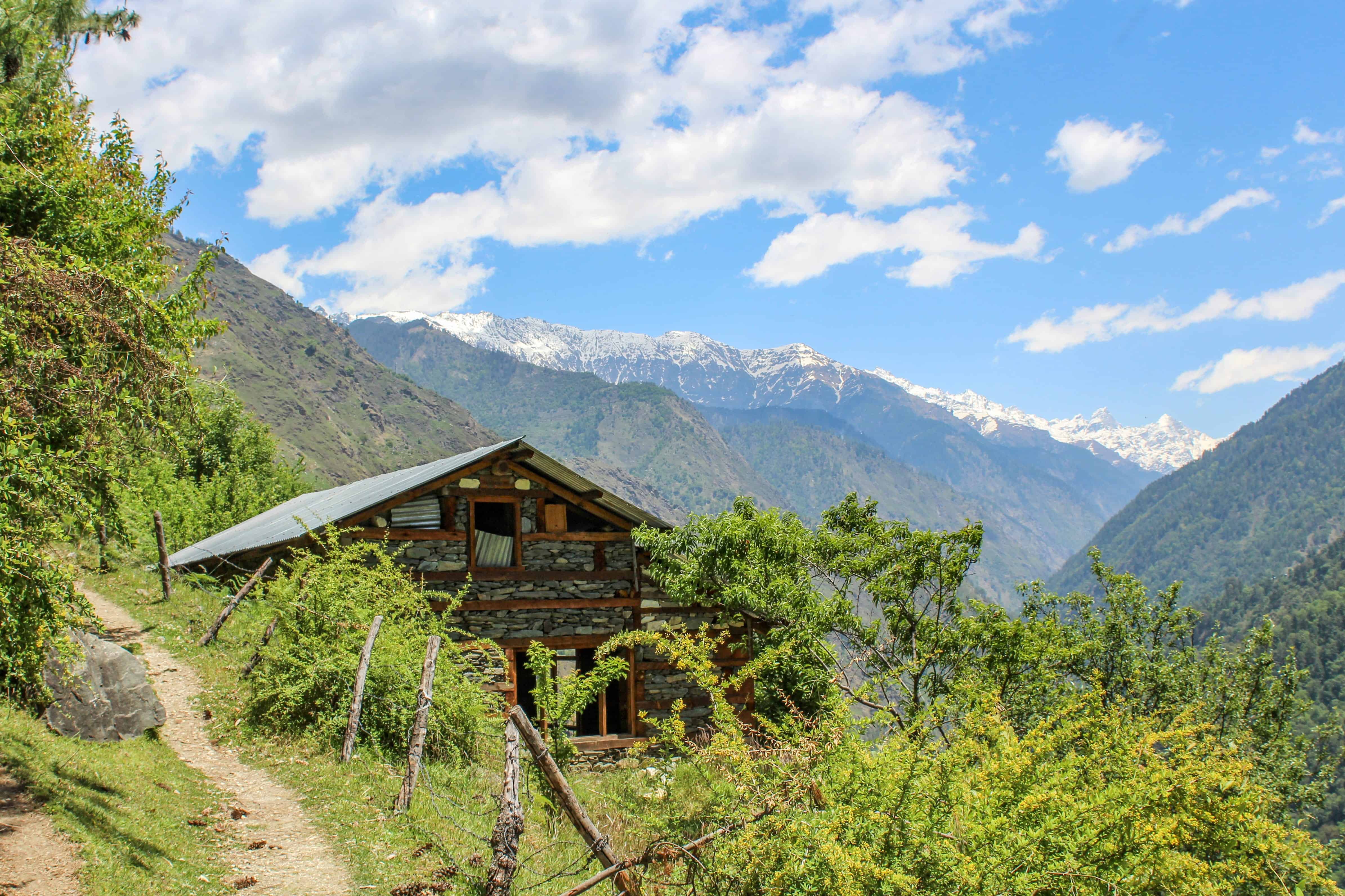 A quaint Himalayan house