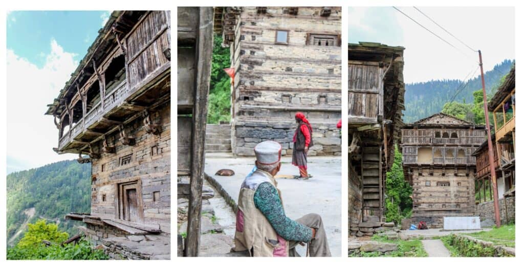 Traditional Himachali homes
