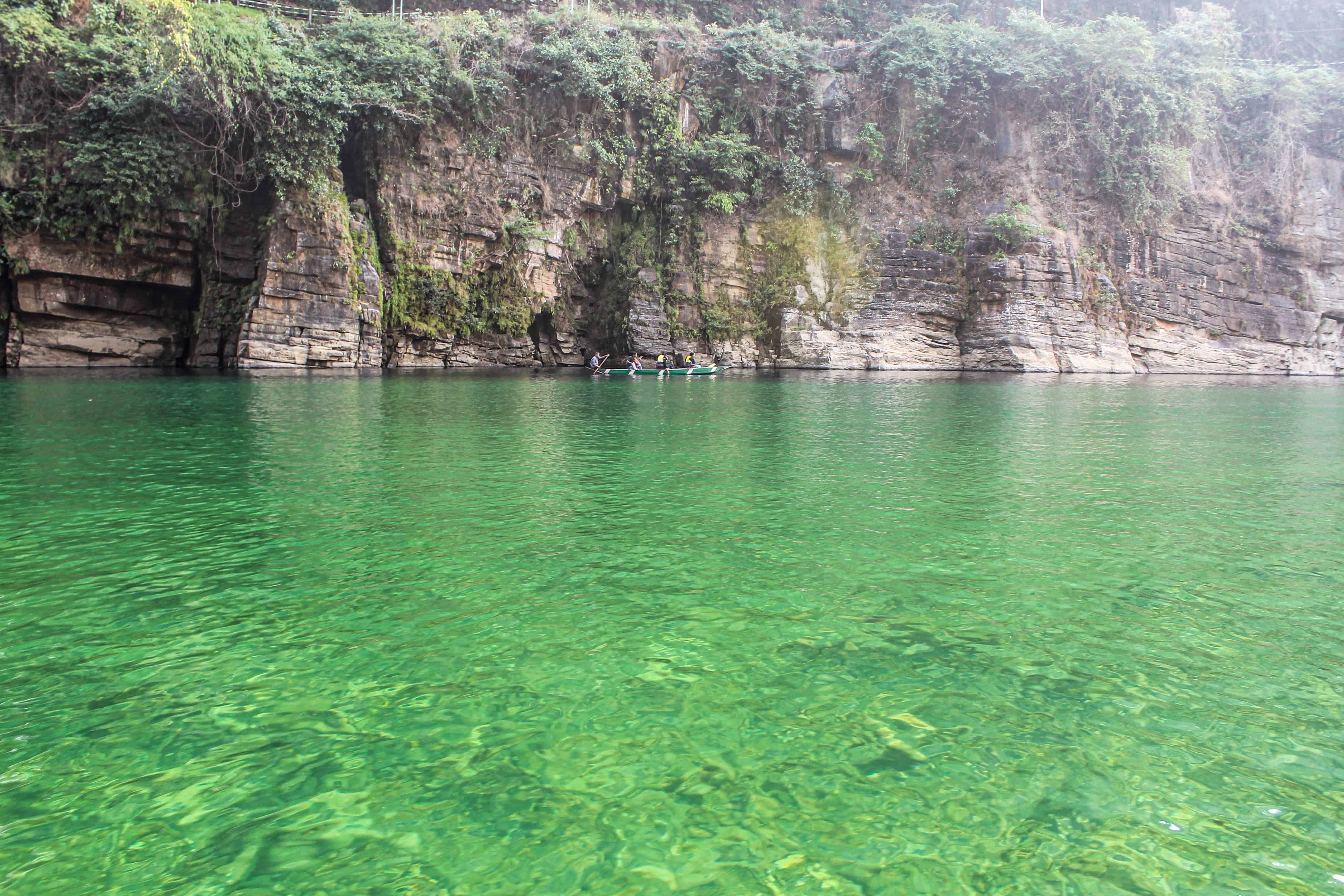 The emerald green river